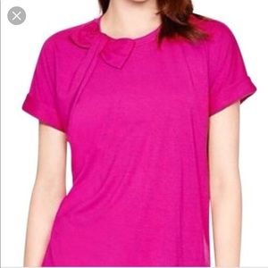 Kate Spade draped cotton jersey tee